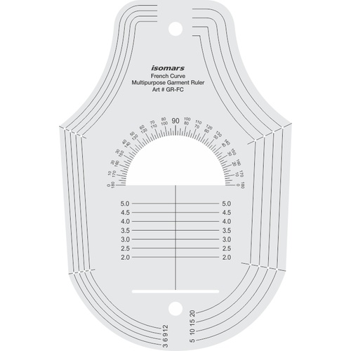 French Curve Multi-Purpose Garment Ruler