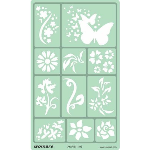Artistic Designing Template Stencil 