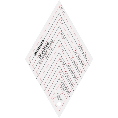 Quilting Ruler 60 Degree Diamond