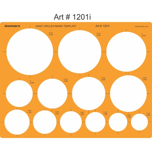 Jewellery Design Template - Giant Circles