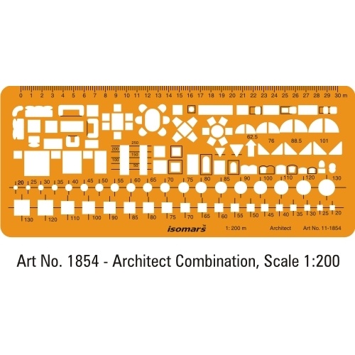 Architect Furniture Template 1:200