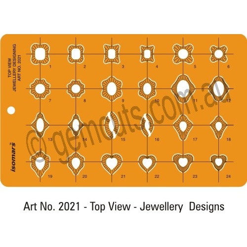 Jewellery Design Template - Ballerina Rings