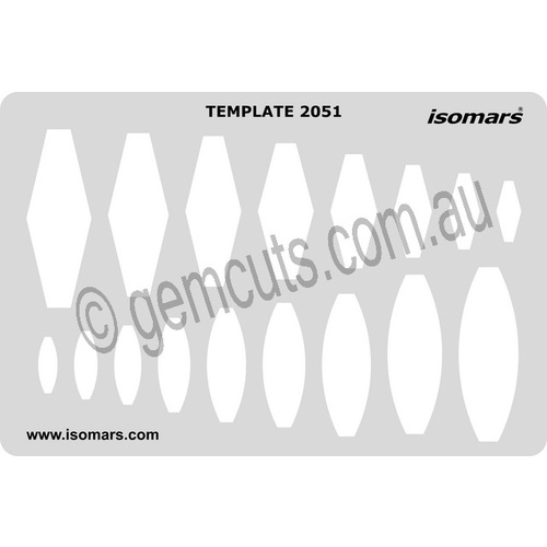Metal Clay Design Template - Bails (2051)