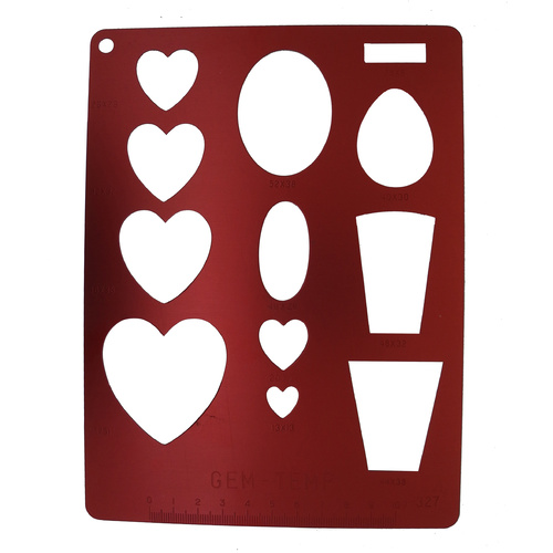 Gem Template Aluminium - Miscellaneous Shapes