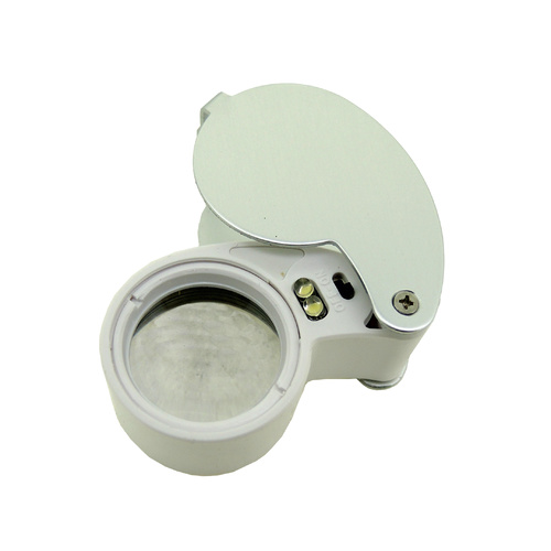 Illuminated Jewellers Loupe 40x -25mm