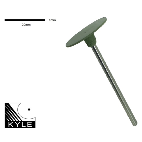 Floppy Disc Silicone Polisher - Extra Fine - Green