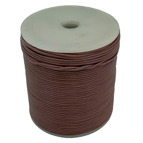 Leather Cord - Round - Dusky Pink (Roll)