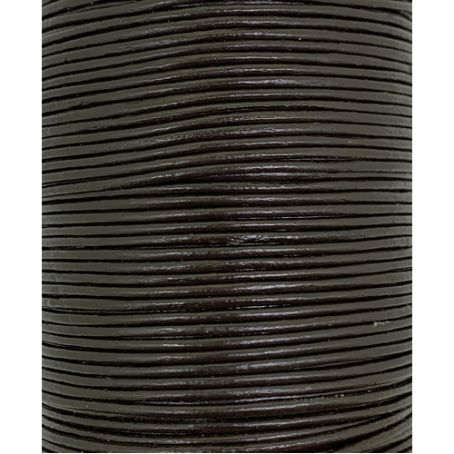 Leather Cord - Round - Brown (Per Metre)