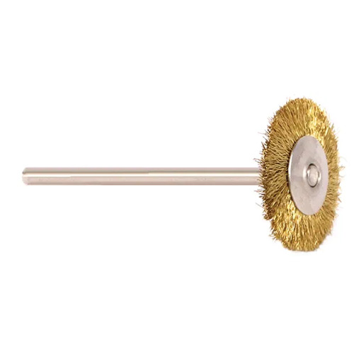 Mounted Flat Brass Brush 22mm