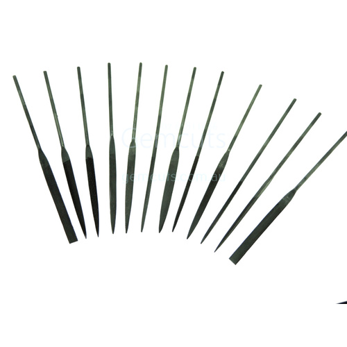 Mini Needle File Set of 12 -  2mm x 100mm