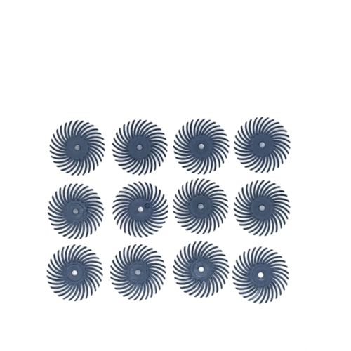 Radial Bristle Disc 20mm - 120 Grit - pack of 12 - (Blue)