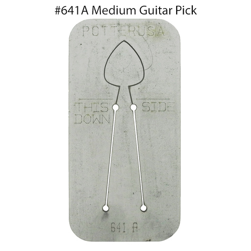 Pancake Die 641A Medium Guitar Pick