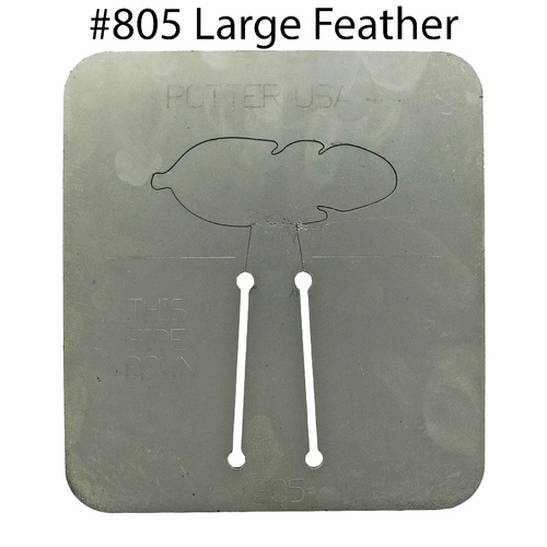 Pancake Die 805 Large Feather