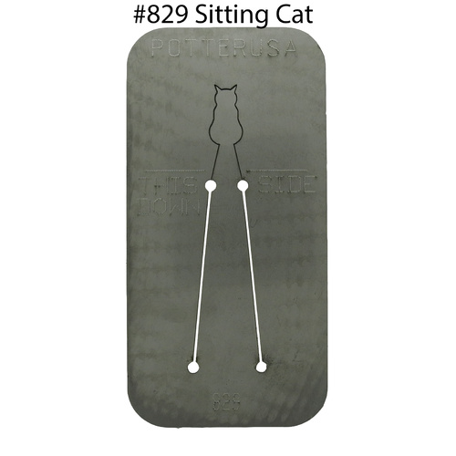 Pancake Die 829 Sitting Cat