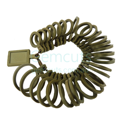 Plastic Ring Sizer Set 1 - 15 in Half Sizes