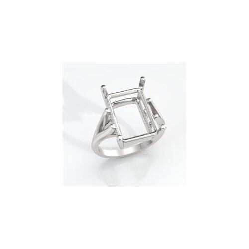 Square stone cheap ring settings
