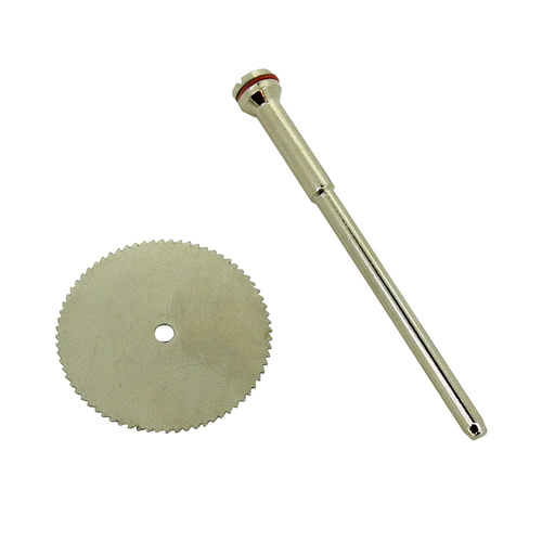 Saw Blade 22mm Fine Teeth for Rotary Tools (with Mandrel)