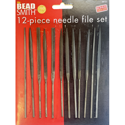 Steel Needle Files 140mm - Set of 12 - Fine Cut