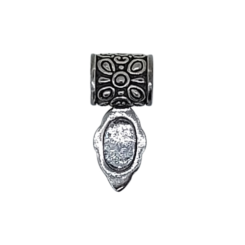 Decorative Beaver Tail Bail Sterling Silver - Small