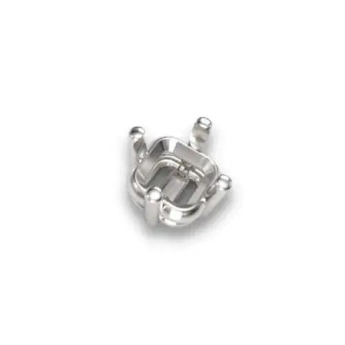 Sterling Silver Square Premium Basket 4mm