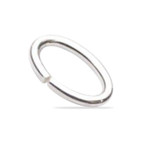 Sterling Silver Open Jump Ring Oval 4.1mm x 6.4mm