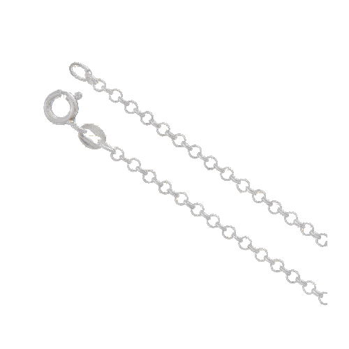 Sterling Silver Rolo/Belcher Chain - 60cms