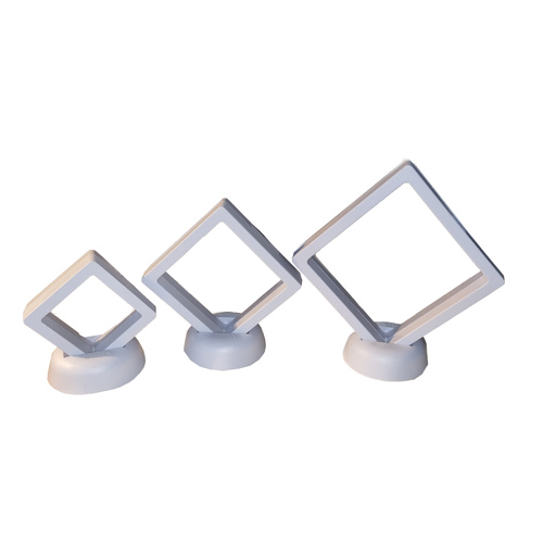 Suspension Gemstone Boxes - White-With FREE Stand