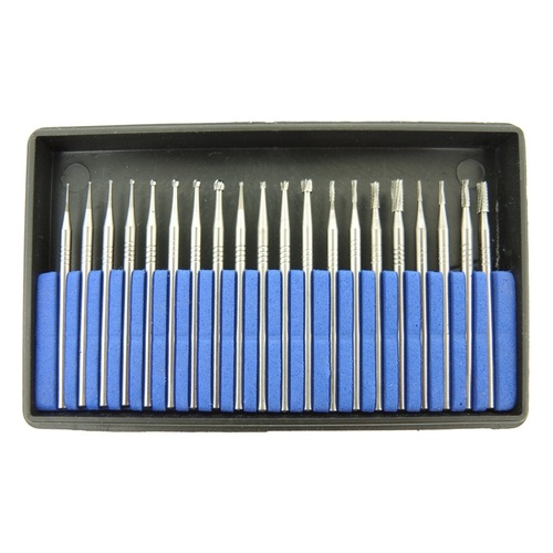 Micro Tungsten Carbide Burr Set of 20