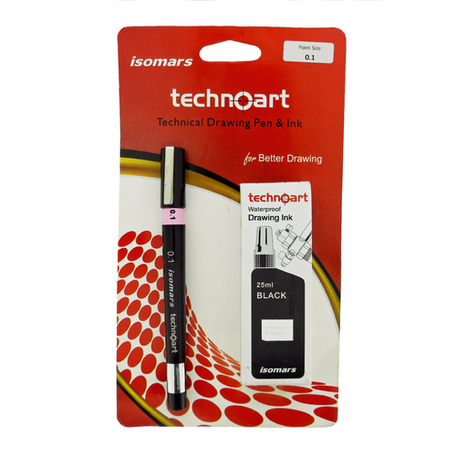 Technical Drawing Pen and Ink - 0.1mm