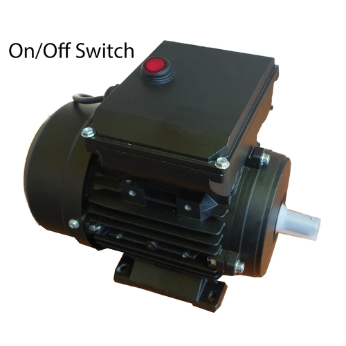 Electric Motor 1/3hp with 2 INCH PULLEY & ON/OFF SWITCH