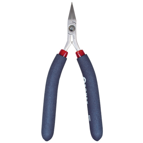 Tronex Flat Nose Pliers – Medium, Smooth Jaw, Narrow Tips #748 - Ergonomic Handle