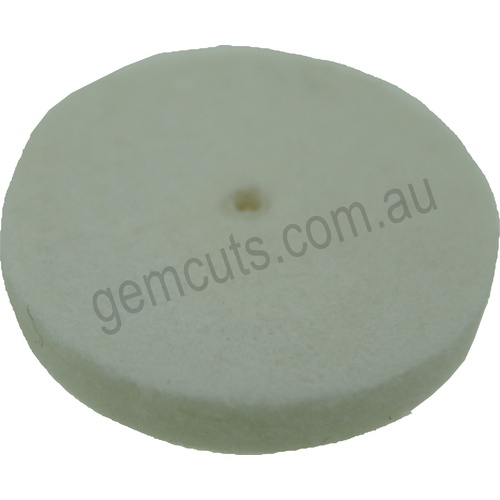 Unmounted Extra Hard Felt Wheel 25mm