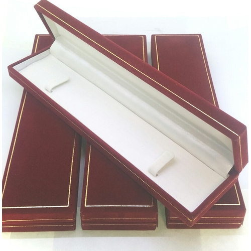 VT07 Velvet Bracelet Box Maroon Set of 4 Buy 1 Get 1 Free with Free Postage