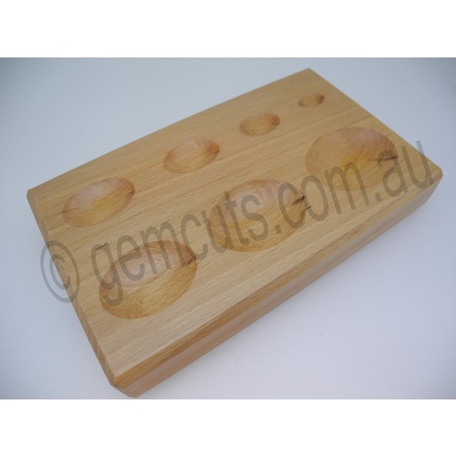 Wooden Doming Block - Oval