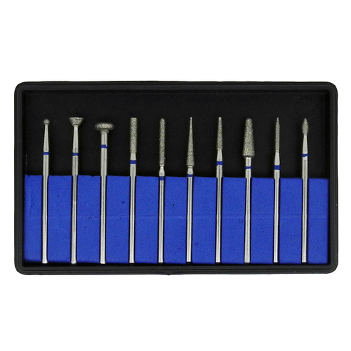 Diamond Plated Carving Burr Set of 10